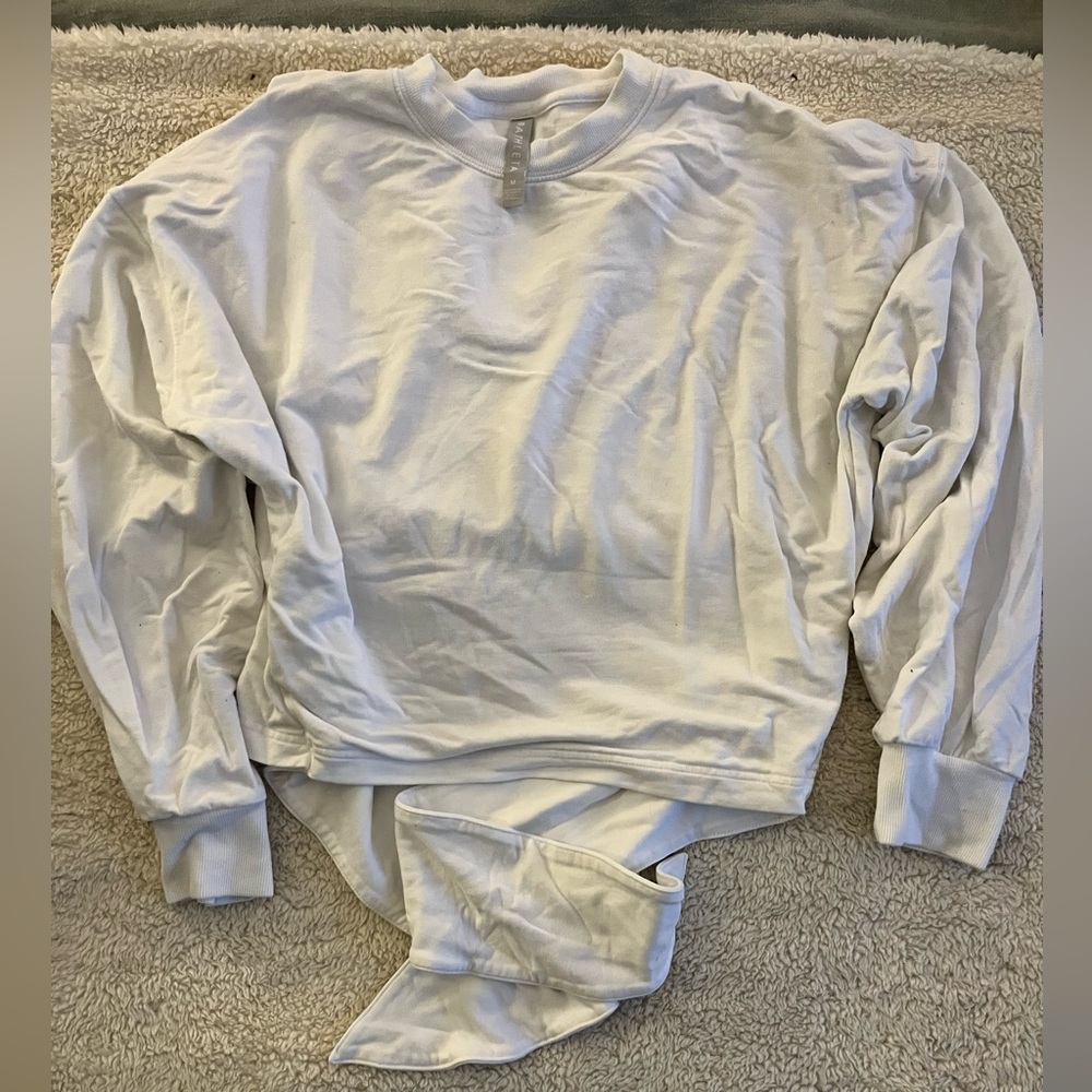 Athleta open back sweatshirt